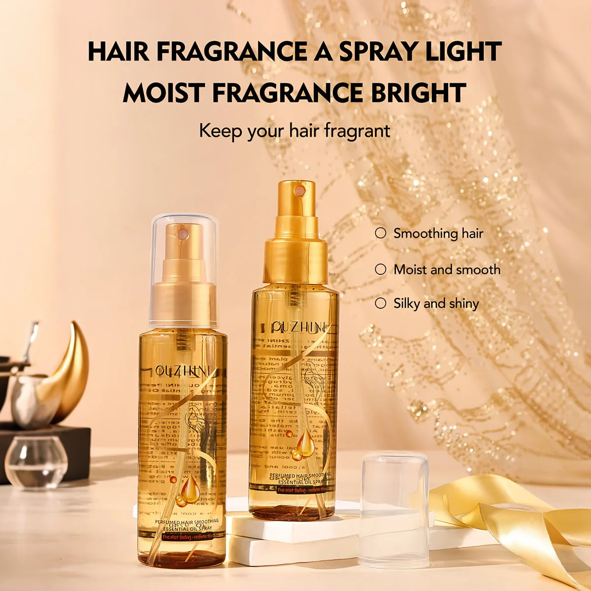 Essential Oil Hair Care Spray - Moisturizing Conditioner for Smooth, Frizz-Free Hair with Long-Lasting Fragrance, 100ml