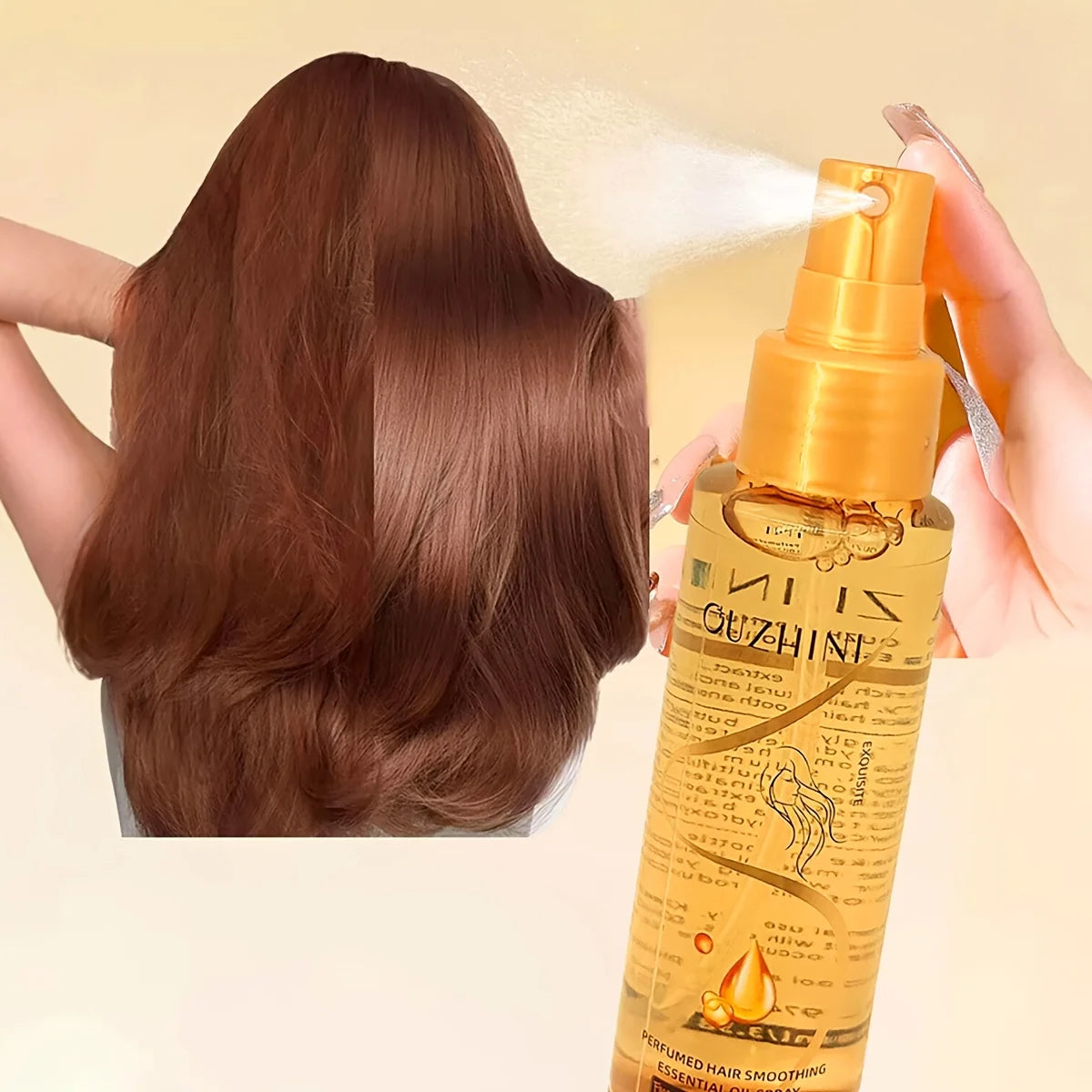 Essential Oil Hair Care Spray - Moisturizing Conditioner for Smooth, Frizz-Free Hair with Long-Lasting Fragrance, 100ml